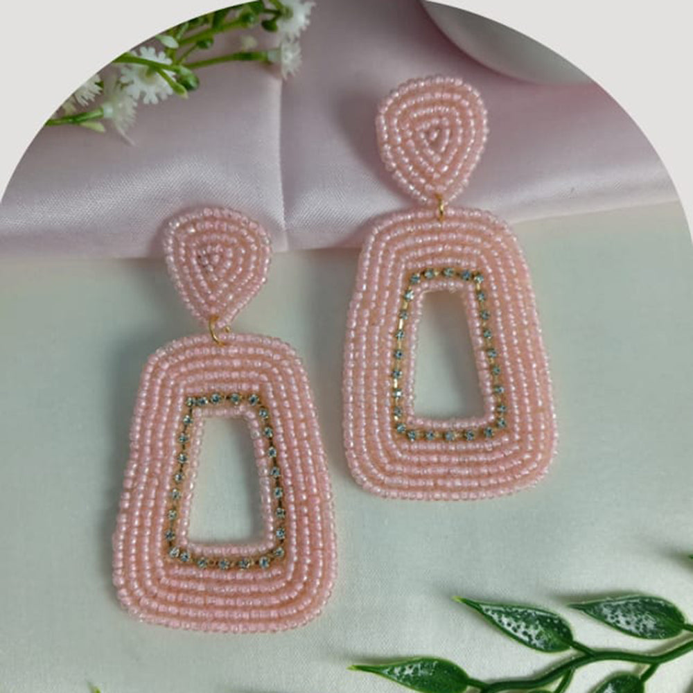 Dhrish International Vibrant Handmade Multi Color Dangler Earrings