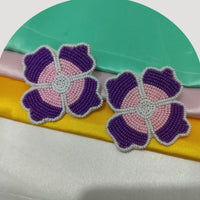 Dhrish International Vibrant Handmade Multi Color Dangler Earrings