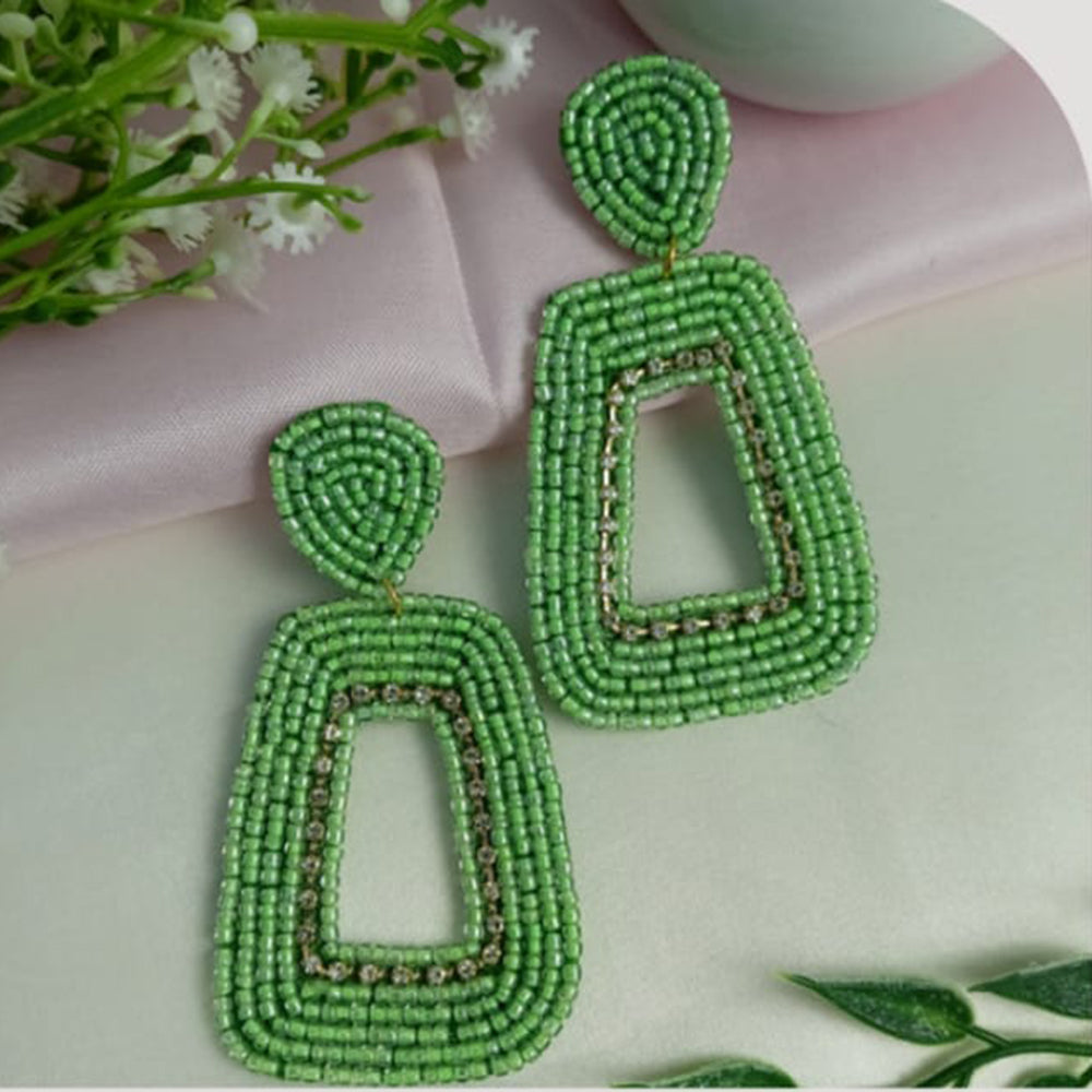 Dhrish International Vibrant Handmade Multi Color Dangler Earrings