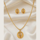 Dhirish International Lord Krishna Chain Pendant Set