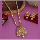 Dhirish International Elegant Pota Stone Designer Necklace Set