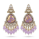 Dhirish International Premium Crystal Stone And Beads Dangler Earrings