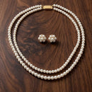 Dhirish International Graceful Pearl Necklace Set