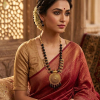 Dhirish International Graceful Pearl Necklace Set 
