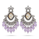 Dhirish International Stylish Kundan Stone And Beads Dangler Earrings