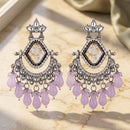 Dhirish International Stylish Kundan Stone And Beads Dangler Earrings