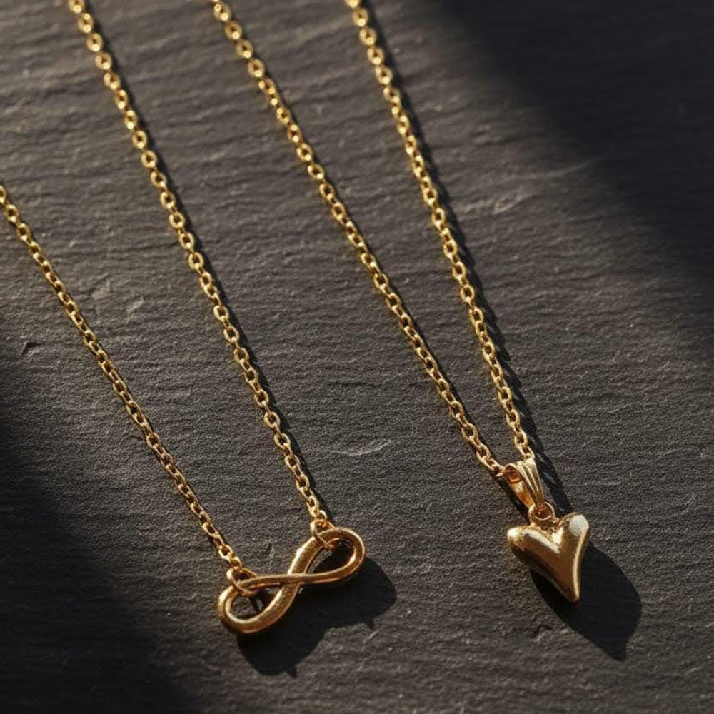 Dhirish International Trendy Chain Pendant Set