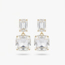 Dhirish International Party Wear Crystal Stone Stud Earrings