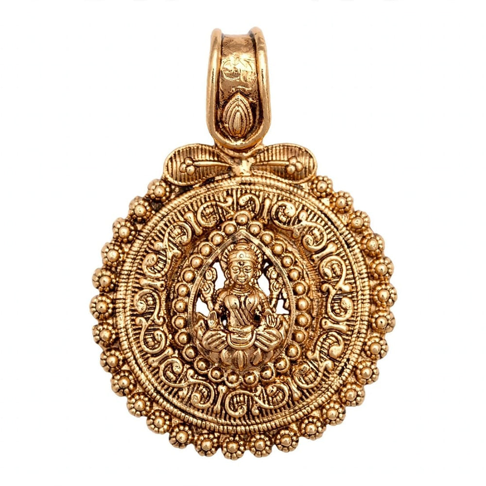 Dhirish International Traditional Temple Chain Pendant Set