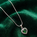 Dhirish International Trendy Crystal And Austrian Stone Chain Pendant (Set Of 6)
