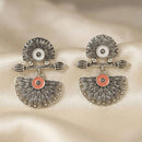 Pusti Art & Craft Royal Enamel Dangler Earrings