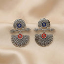Pusti Art & Craft Royal Enamel Dangler Earrings