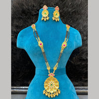 Dhiraj Sales Gold Plated Pota Stone And Beads Mangalsutra