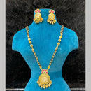 Dhiraj Sales Gold Plated Pota Stone And Beads Mangalsutra