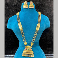 Dhiraj Sales Gold Plated Pota Stone And Beads Mangalsutra