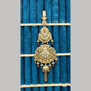 Dhiraj Sales Gold Plated Pota Stone And Pearls Meenakari Kamar Challa