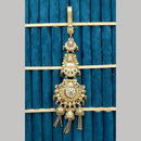 Dhiraj Sales Gold Plated Pota Stone And Pearls Meenakari Kamar Challa