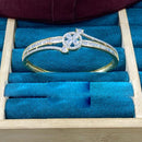 Dhiraj Sales Gold Plated American Diamond Openable Bracelet