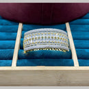 Dhiraj Sales Gold Plated American Diamond Openable Bracelet
