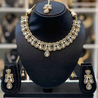 Dhiraj Sales Polki Kundan Stone Necklace Set 