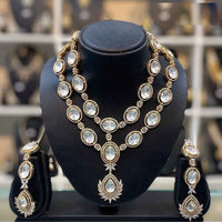 Dhiraj Sales Polki Kundan Stone Necklace Set 