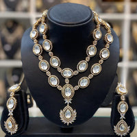 Dhiraj Sales Heritage Inspired Kundan Polki Necklace Set