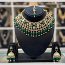 Dhiraj Sales Heritage Inspired Kundan Polki And Beads Necklace Set