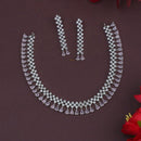 Dhiraj Sales Timeless  Elegant Austrian Stone Set with Rhodium Coating
