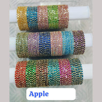 Chitra Bangles Multi Color Glass Bangle (12 Piece In 1 Box)