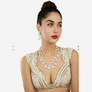 Siddhi Collection Gold Plated Kundan Stone Necklace Set