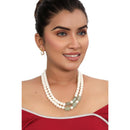 Siddhi Collection Pearl Multi Layer Necklace Set