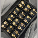 Ramdev Kangan Gold Plated Austrian Stone Dangler Earrings
