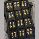 Ramdev Kangan Gold Plated Austrian Stone Dangler Earrings