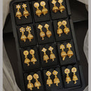 Ramdev Kangan Gold Plated Austrian Stone Jhumki Earrings