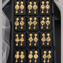 Ramdev Kangan Gold Plated Austrian Stone Dangler Earrings