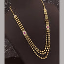 Ramdev Kangan Gold Plated Multi Layer Necklace Set