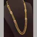 Ramdev Kangan Gold Plated Multi Layer Necklace Set