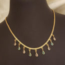 Ramdev Kangan Gold Plated Necklace Set