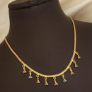 Ramdev Kangan Gold Plated Necklace Set