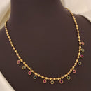 Ramdev Kangan Gold Plated Necklace Set