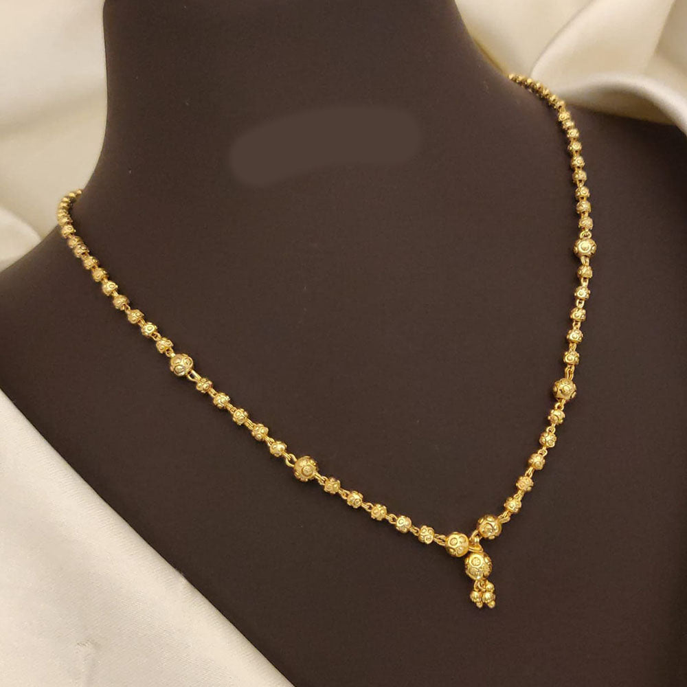 Ramdev Kangan Gold Plated Necklace Set