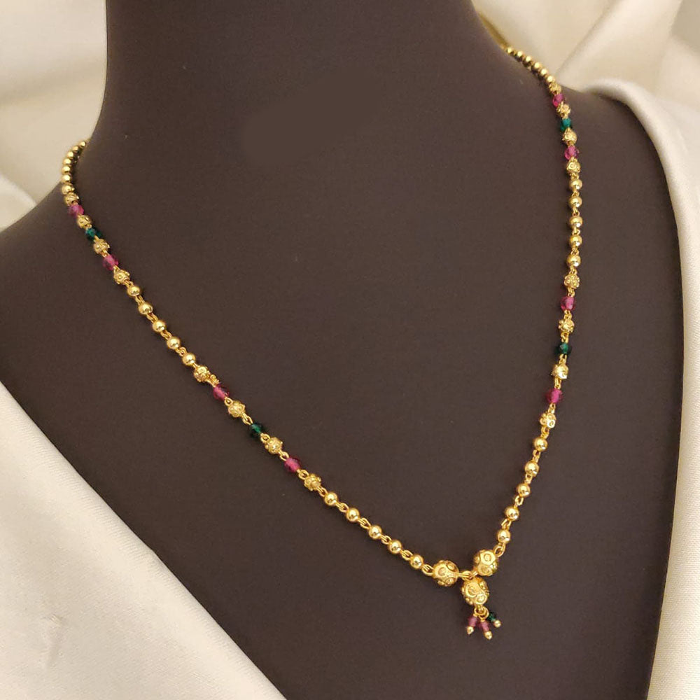 Ramdev Kangan Gold Plated Necklace Set