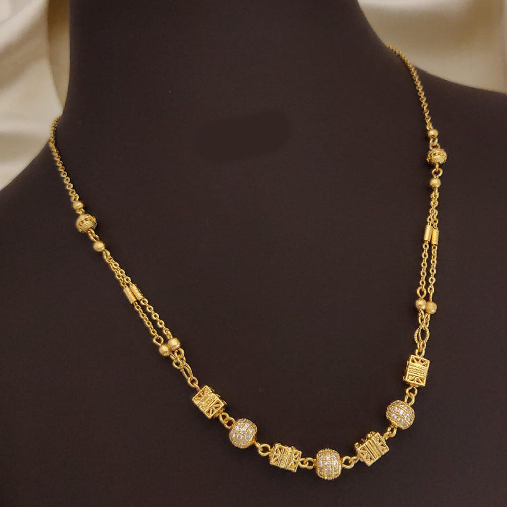 Ramdev Kangan Gold Plated Necklace Set