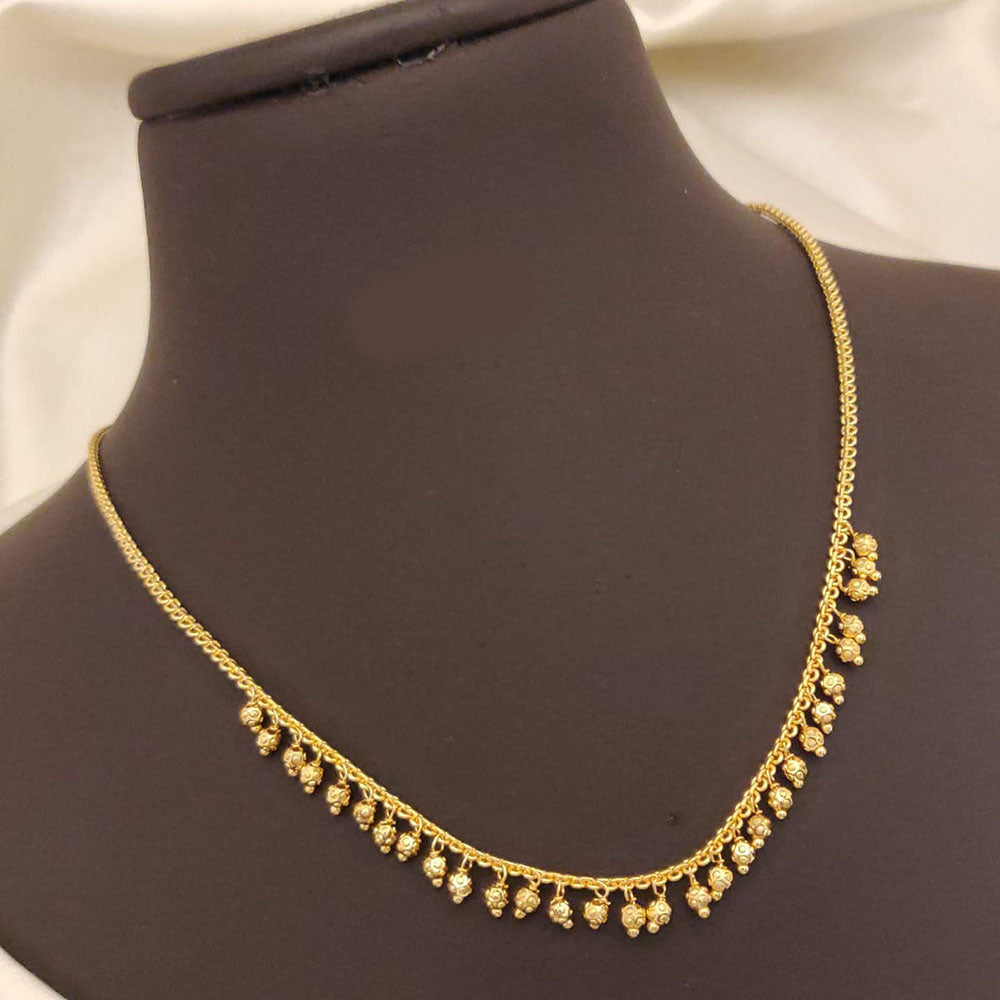 Ramdev Kangan Gold Plated Necklace Set