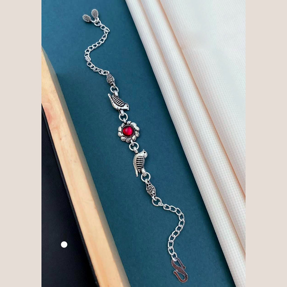 Khodiyar Silver Plated Bracelet
