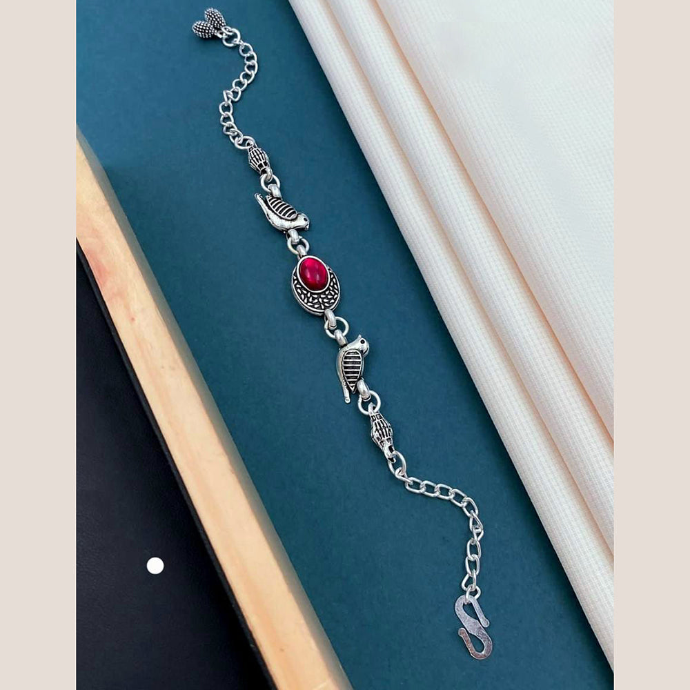 Khodiyar Silver Plated Bracelet