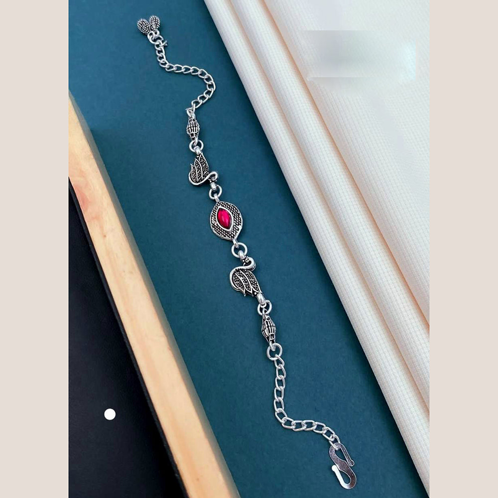 Khodiyar Silver Plated Bracelet