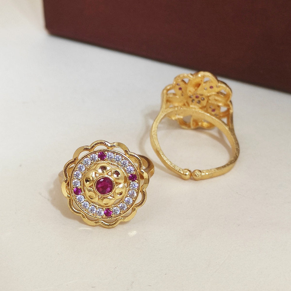 Khodiyar Austrian Stone Ring