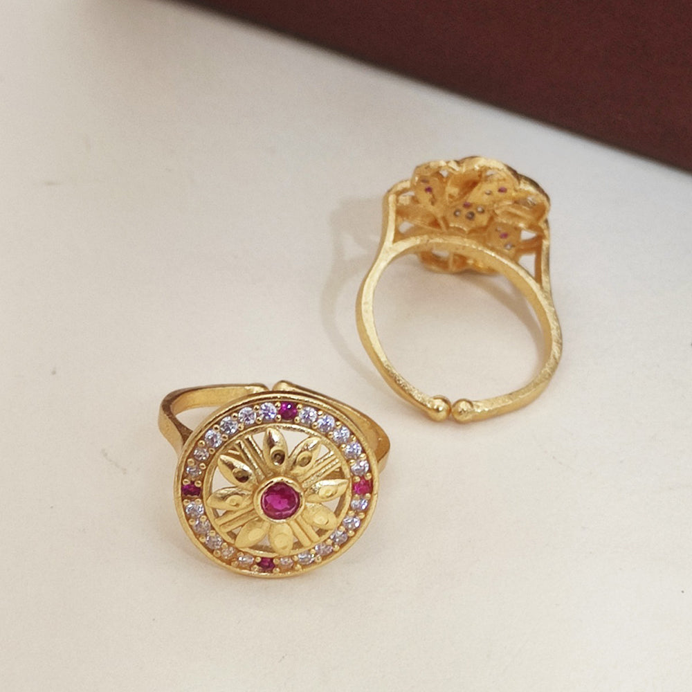 Khodiyar Austrian Stone Ring