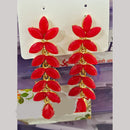 Chandani Jewellers Gold Plated Crystal Stone Dangler Earrings (Assorted Colors)